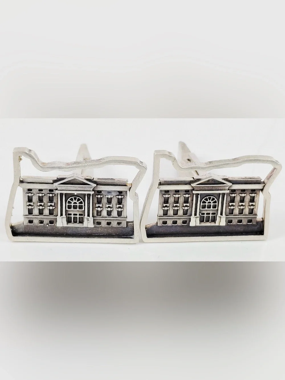 Portland Scottish Rite Temple Oregon Sterling Silver 925 Cufflinks Rare